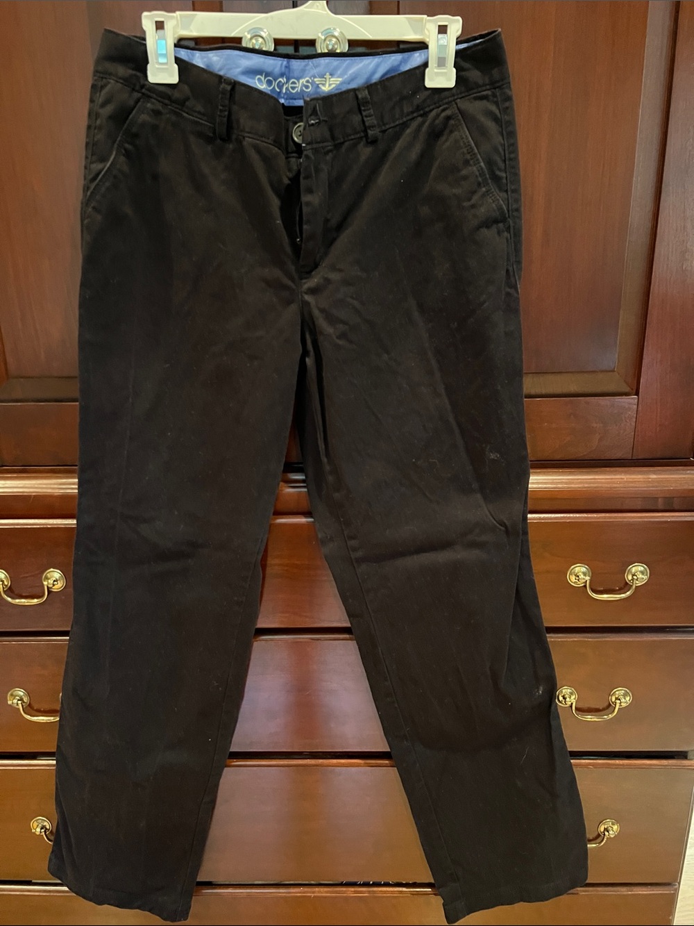 Women’s Dockers Black straight leg pants